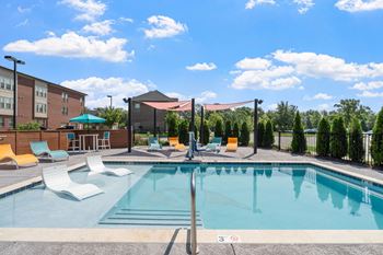 Resort-style heated saltwater pool